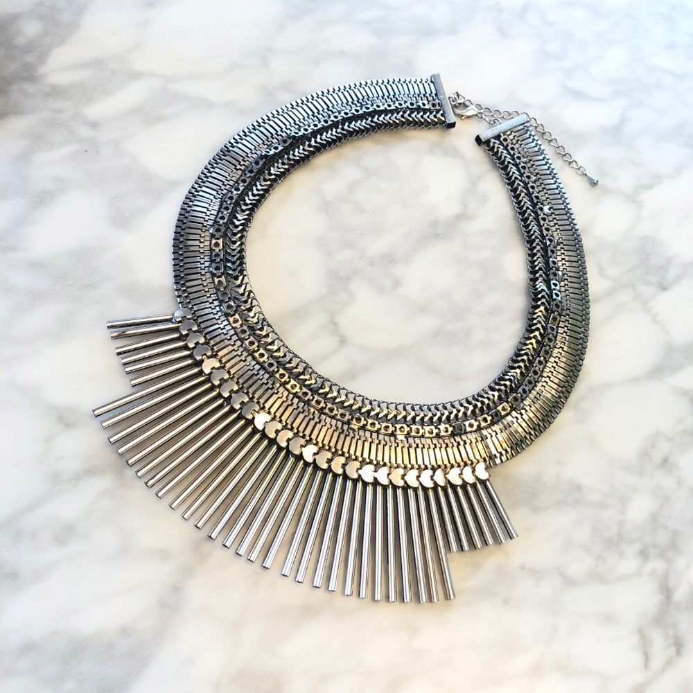 Cool STATEMENT tribal collar necklace